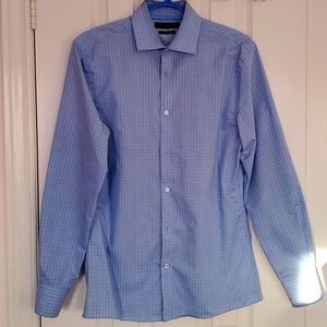 Tommy Hilfiger Regular Fit Men's Plaid Dress Shirt